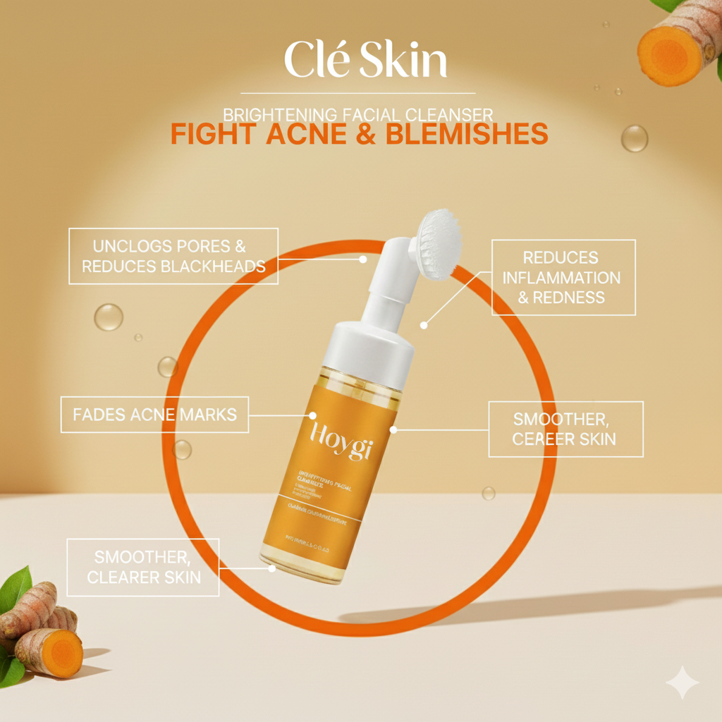 Turmeric Face Wash with Brush