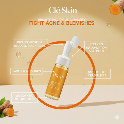 Turmeric Face Wash with Brush